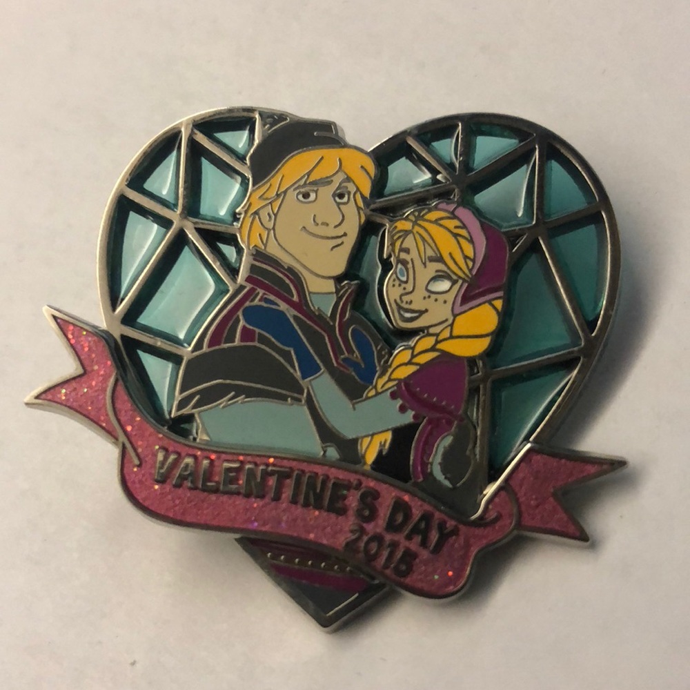 Disney Valentine's Day Pin 2015 Anna And Kristoff